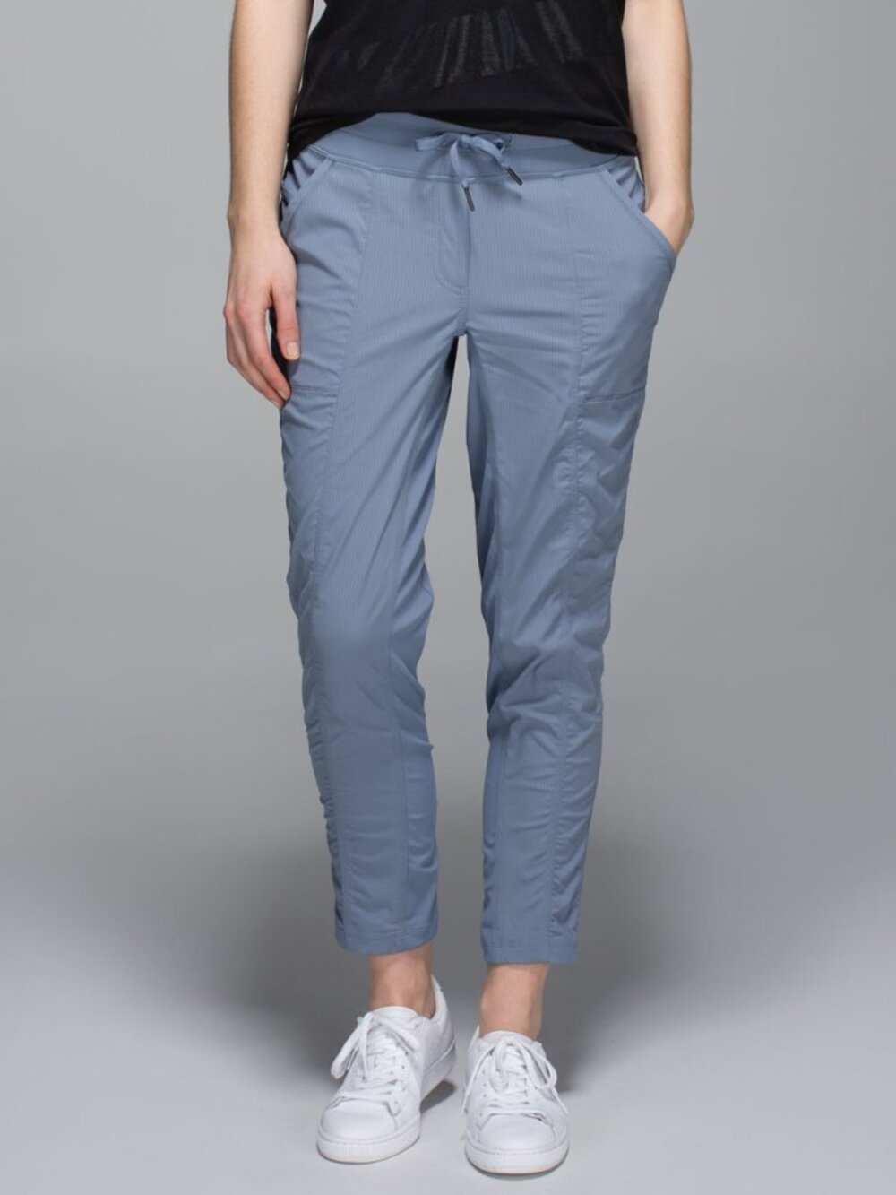 Lululemon Women's Gray Street To Studio Sports Ankle Track Pants Size 10